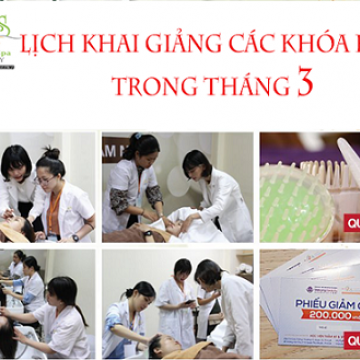 Lịch khai giảng các khóa học trong tháng 3 của Học viện VES